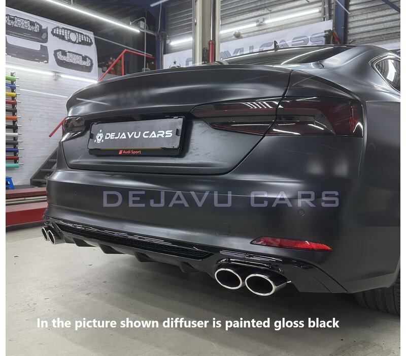 S5 Look Diffuser voor Audi A5 B9 F5 S line