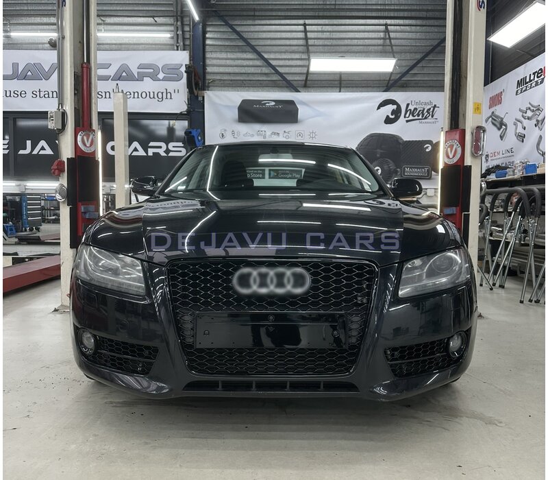 RS5 Look Front Grille Black Edition for Audi A5 B8 / S line / S5