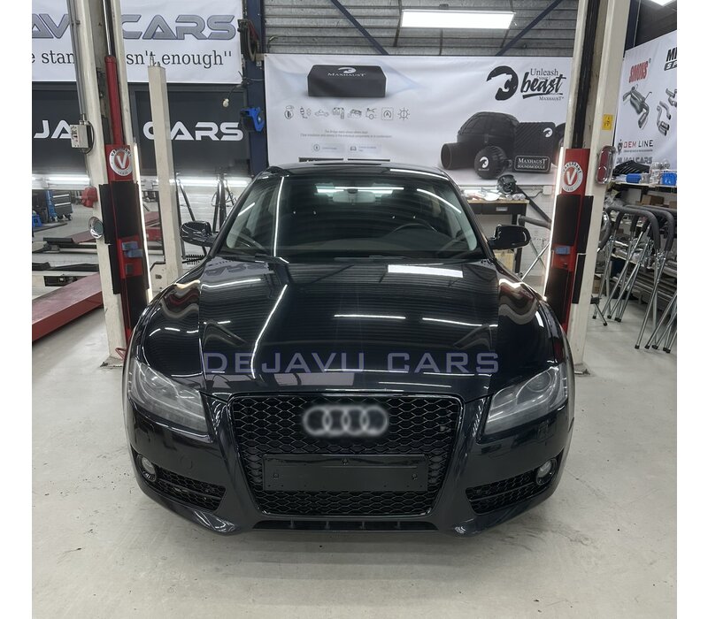 RS5 Look Kühlergrill Black Edition für Audi A5 B8 / S line / S5