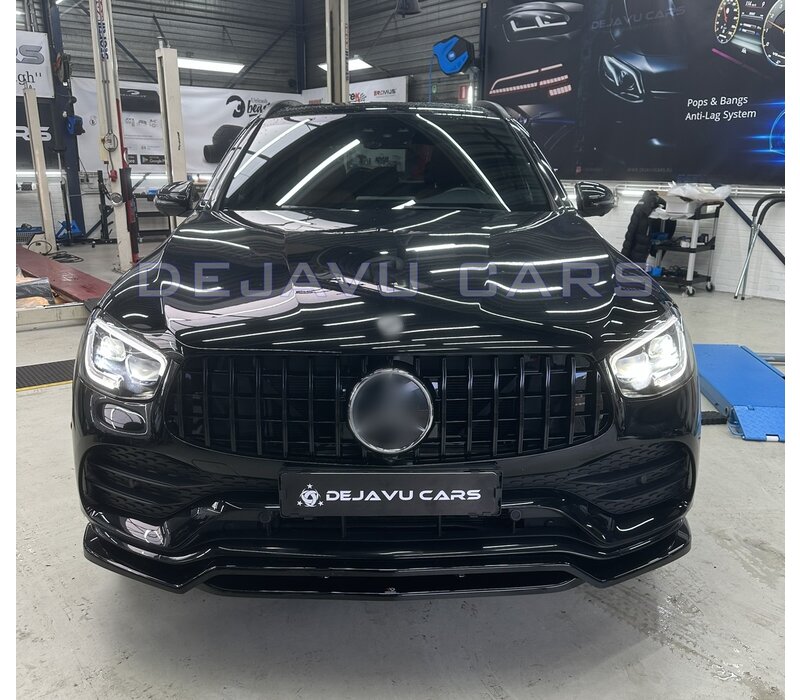 GT-R Panamericana Look Kühlergrill für Mercedes Benz GLC-Klasse X253 / C253 Facelift AMG Line