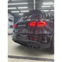 GLC63 AMG Look Diffusor für Mercedes Benz GLC X253 SUV