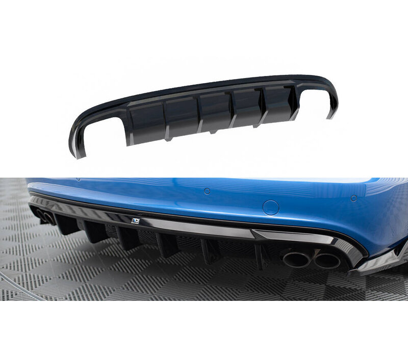 Aggressive Diffuser voor Audi S4 / A4 B8 S line