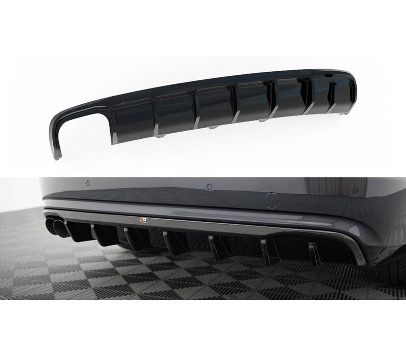 Aggressive Diffusor für Audi A4 B8.5 Facelift (Standard)