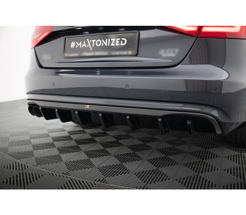 Aggressive Diffuser voor Audi A4 B8.5 Facelift (Standaard)