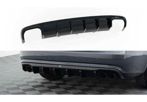 Maxton Design Aggressive Diffuser for Audi A4 B8.5 Facelift (Standard)