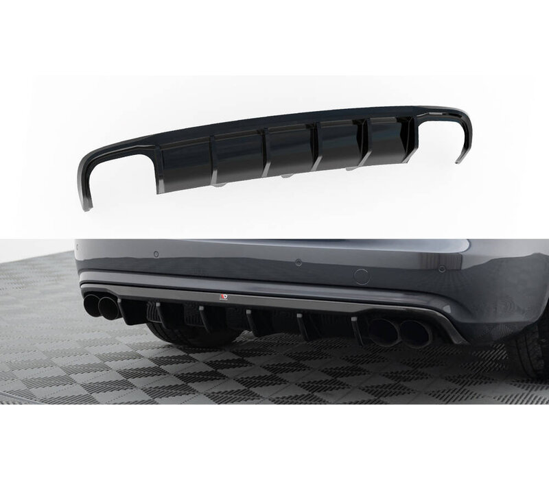 Aggressive Diffuser voor Audi A4 B8.5 Facelift (Standaard)