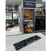 Dejavu Cars Licence plate holder