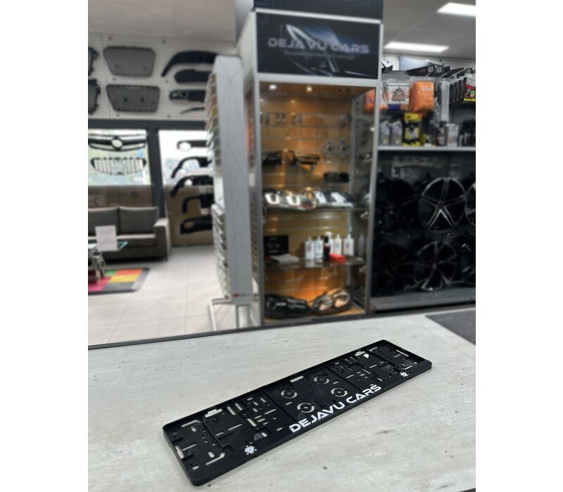 Dejavu Cars Licence plate holder