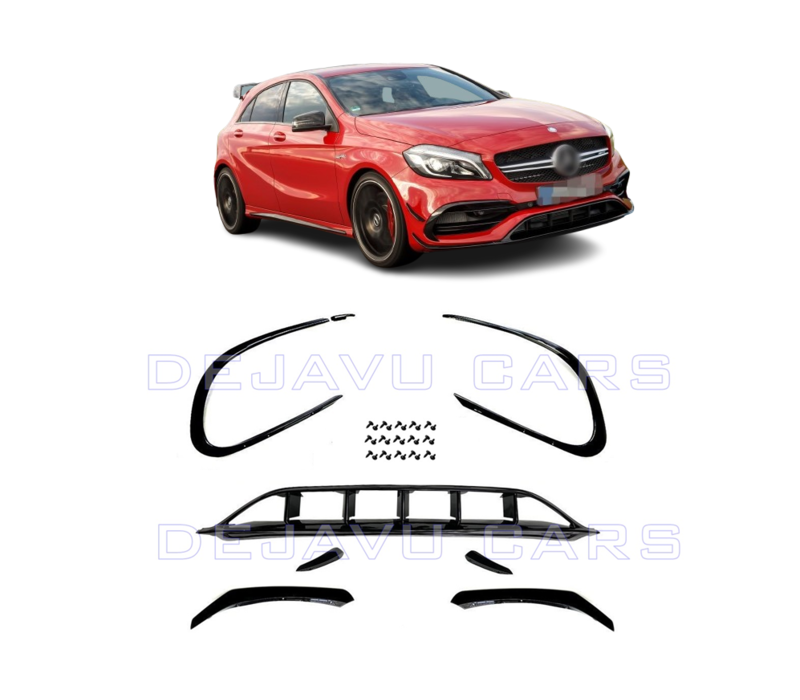 A45 AMG Look Aero Spoiler satz für Mercedes Benz A Klasse W176 Facelift AMG Line