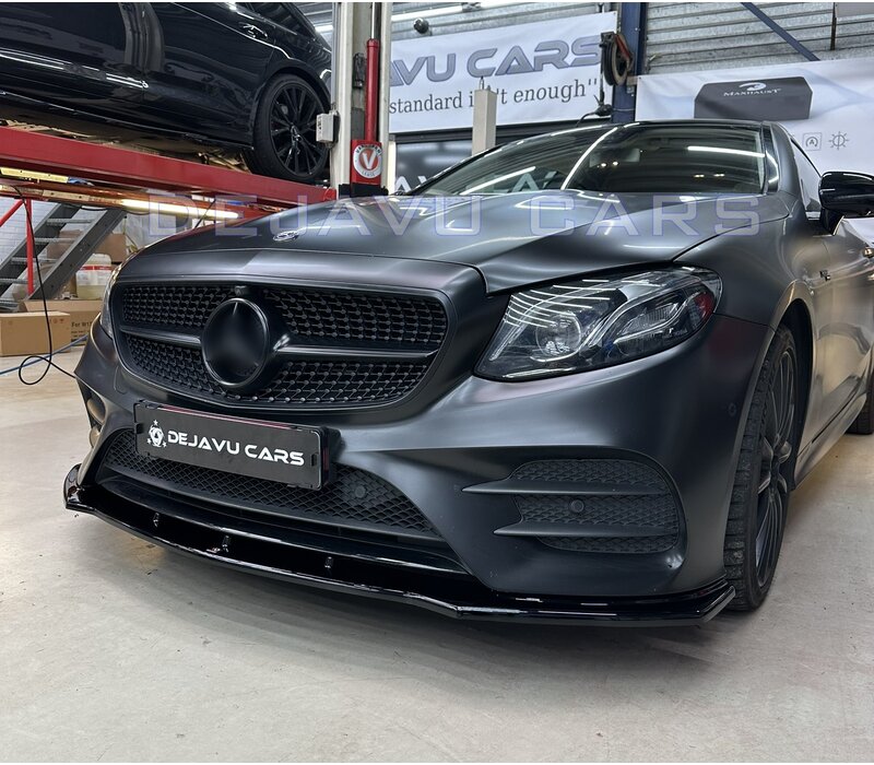Front splitter V.1 for Mercedes Benz E Class COUPE / CABRIOLET AMG-LINE / 53 AMG
