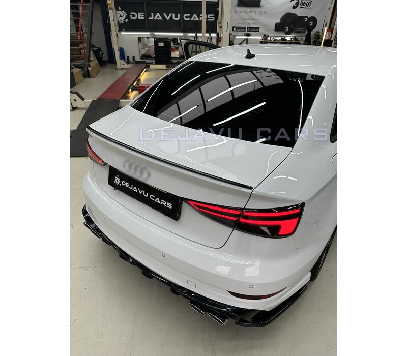 Tailgate spoiler lip for Audi A3 8V, S3, RS3, S line