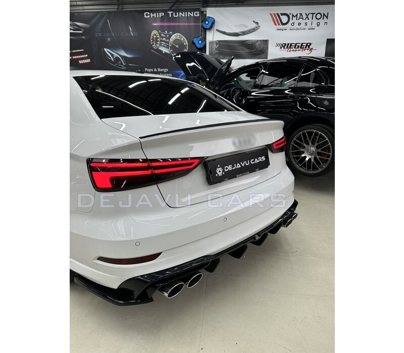 Aggressive Diffuser voor Facelift Audi A3 8V S line / S3