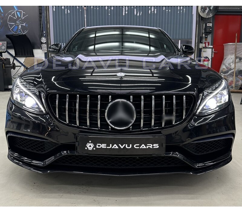 GT-R Panamericana Look Kühlergrill  für Mercedes Benz C-Klasse W205 C 63 AMG