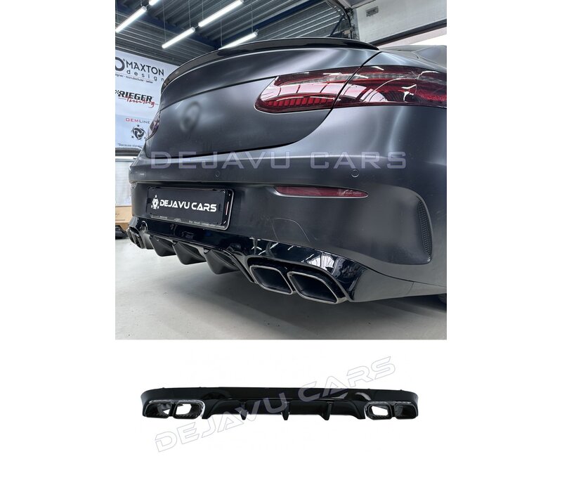 E63 AMG Look Diffuser Night Pakket voor Mercedes E C238/A238