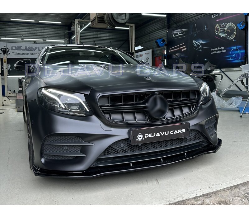 Front splitter V.1 for Mercedes Benz E Class COUPE / CABRIOLET AMG-LINE / 53 AMG