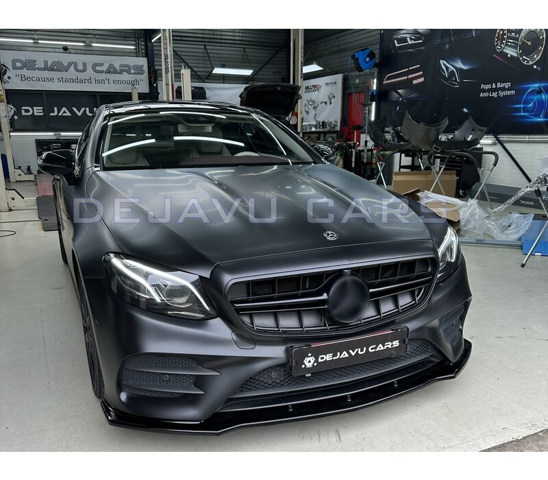 Front splitter V.1 for Mercedes Benz E Class COUPE / CABRIOLET AMG-LINE / 53 AMG
