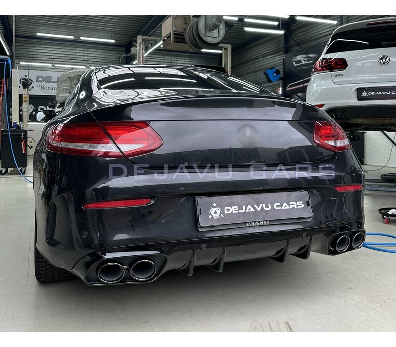 C43 AMG Look Diffuser voor Mercedes Benz C Klasse C205 A205
