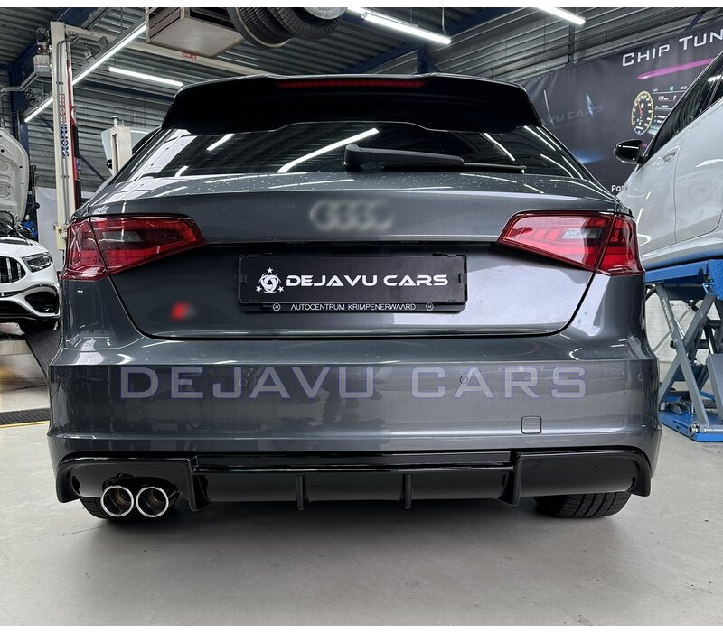 S3 look Diffuser V.2 voor Audi A3 8V S line & S3