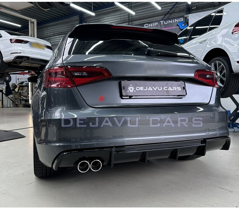 S3 look Diffuser V.2 voor Audi A3 8V S line & S3