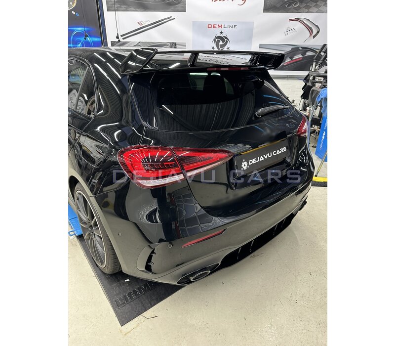 AMG Aero Look Achterbumper Vinnen voor Mercedes Benz A Klasse W177 Hatchback AMG Line