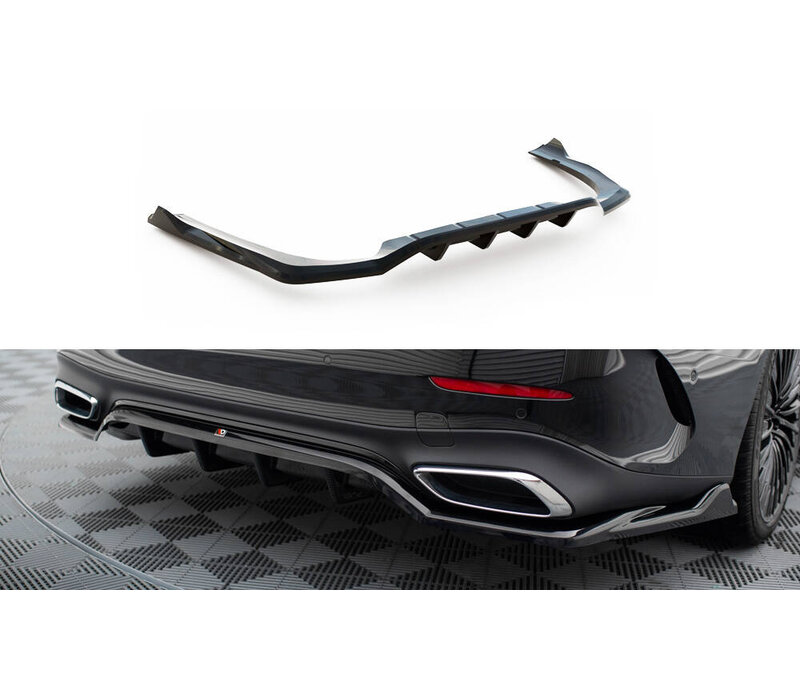 Rear splitter voor Mercedes Benz E Klasse W214 AMG Line