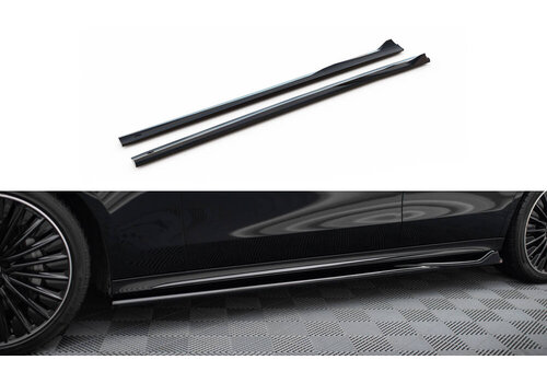 Maxton Design Side Skirts Diffuser for Mercedes Benz E Class W214 AMG Line