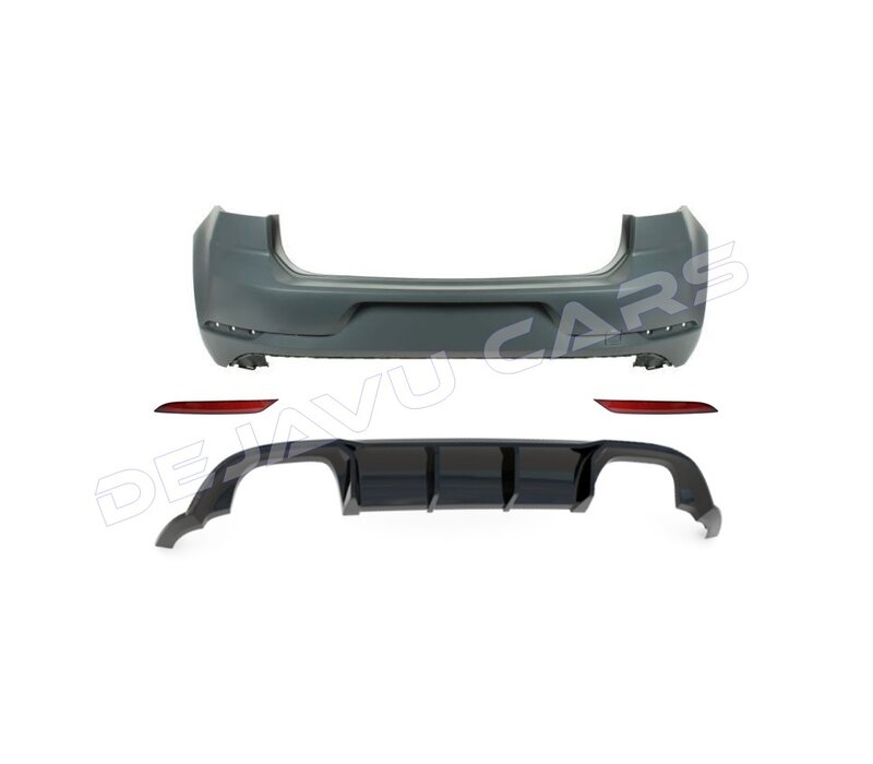 Golf 7.5 R Facelift Look Aggressive Rear bumper for Volkswagen Golf 7 / Golf 7.5 Facelift