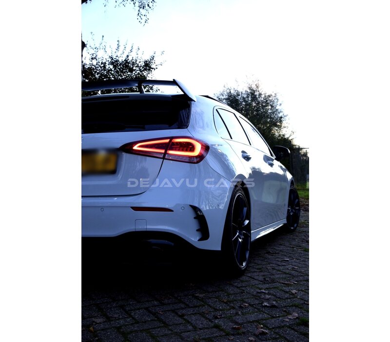 AMG Aero Look Achterbumper Vinnen voor Mercedes Benz A Klasse W177 Hatchback AMG Line