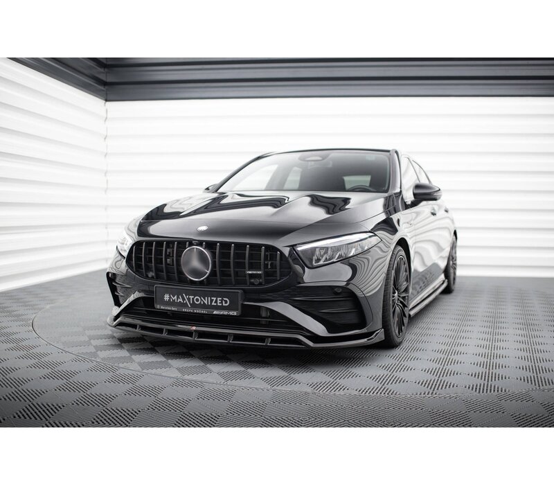 Front Splitter voor Mercedes A Klasse W177 AMG Line A35 AMG
