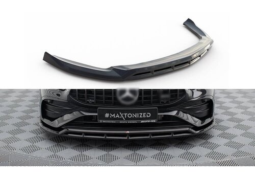 Maxton Design Front Splitter for Mercedes Benz A Class W177 Facelift AMG Line / A35 AMG