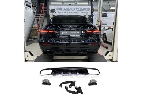 OEM Line ® E63 AMG Look Diffuser Night Package for Mercedes Benz E-Class W213 / S213