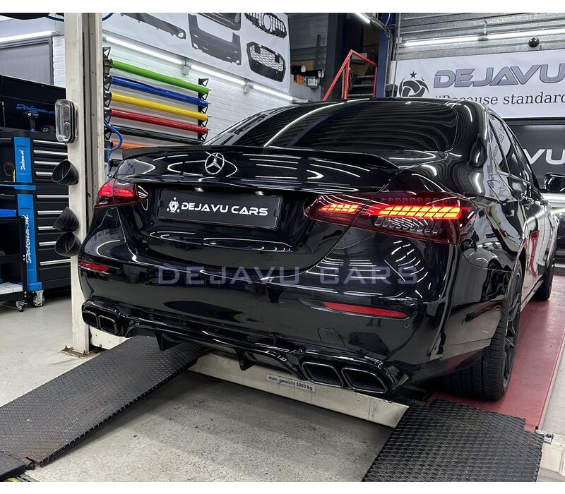 E63 AMG Look Diffuser Night Package for Mercedes Benz E-Class W213 / S213