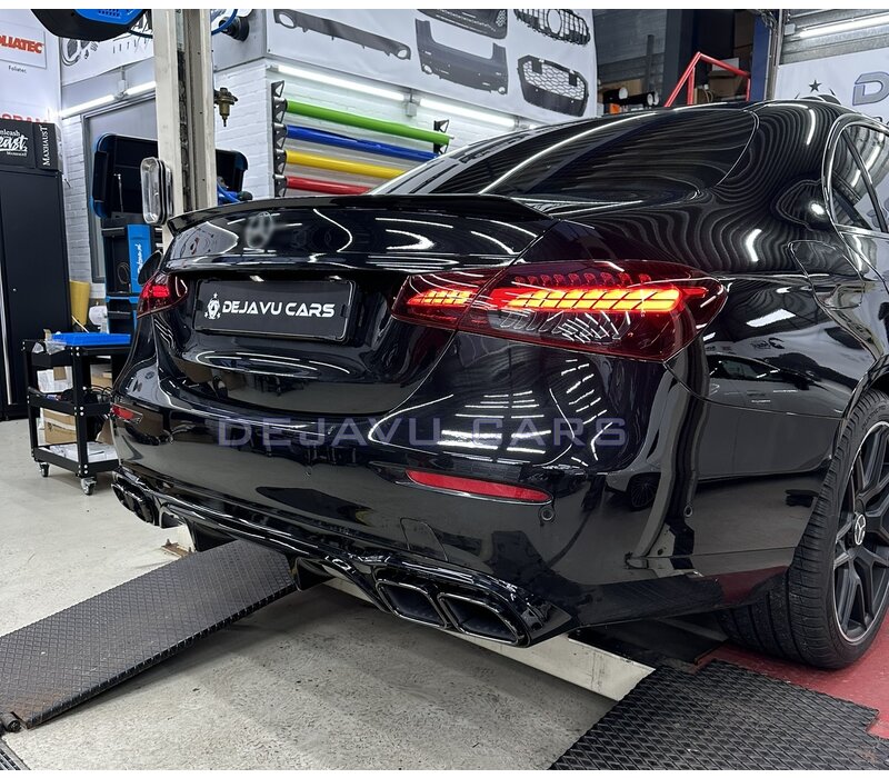 E63 AMG Look Diffuser Night Package voor Mercedes E W213