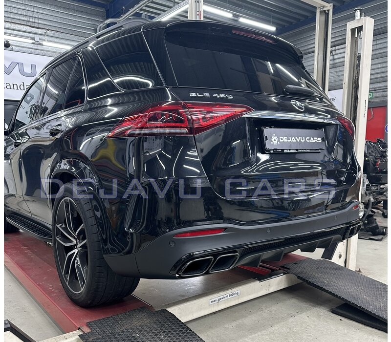 GLE63 AMG Look Diffuser voor Mercedes Benz GLE V167 SUV