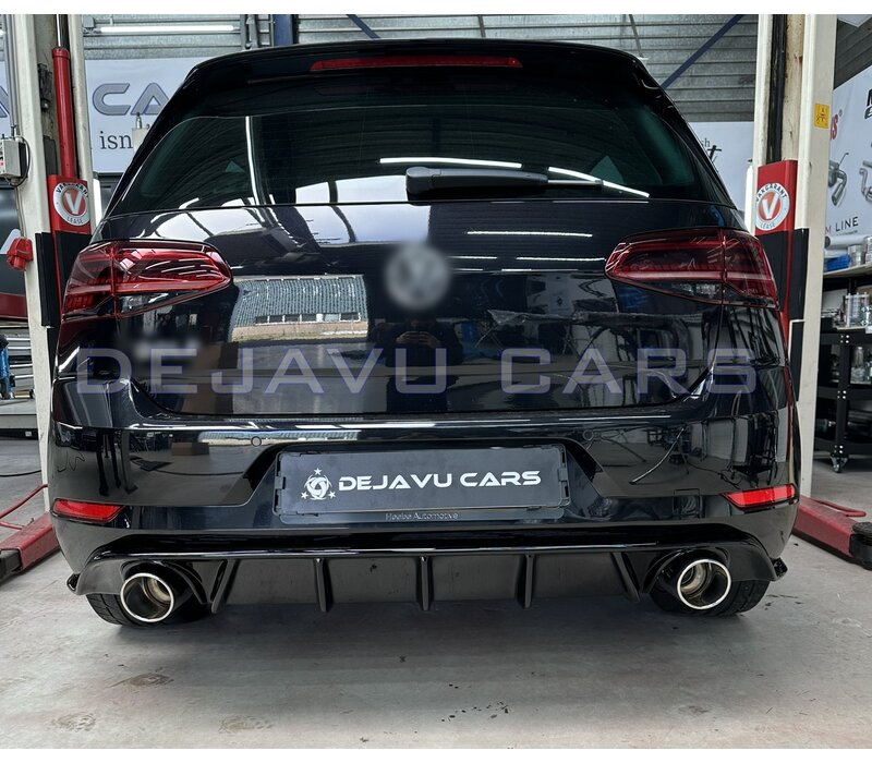 GTI Look Diffusor für Volkswagen Golf 7.5 Facelift / R line / GTI / GTD / GTE