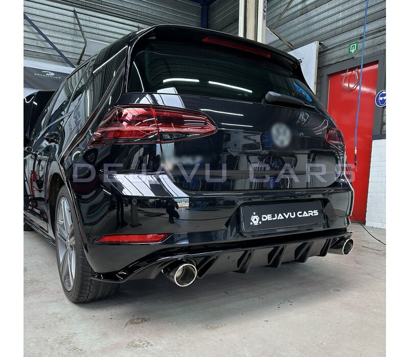 GTI Look Diffusor für Volkswagen Golf 7.5 Facelift / R line / GTI / GTD / GTE