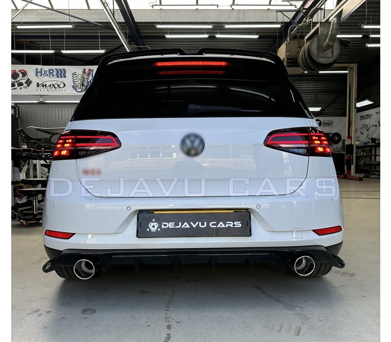 TCR GTI Look Diffusor für Volkswagen Golf 7.5 Facelift / R line / GTI / GTD / GTE