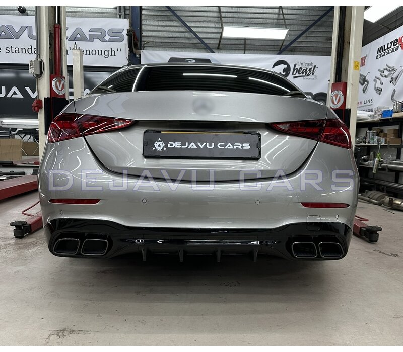 C63 AMG Look Diffuser voor Mercedes Benz C Klasse W206 S206