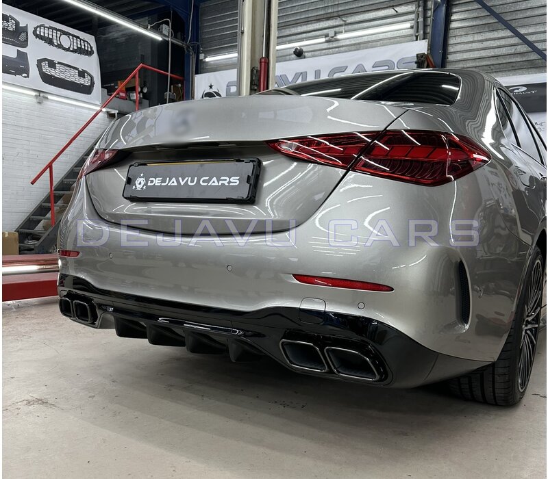 C63 AMG Look Diffuser voor Mercedes Benz C Klasse W206 S206