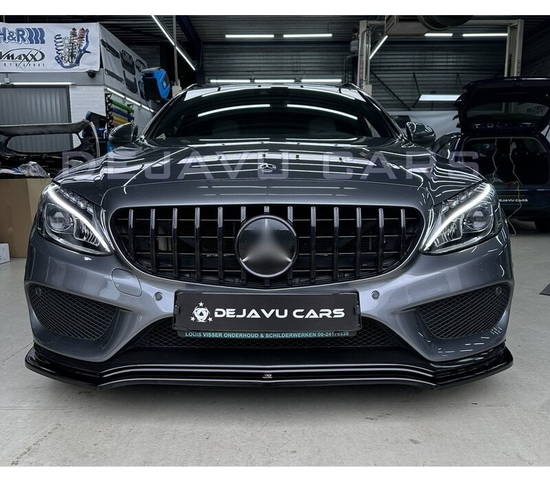 Front Splitter V.1 voor Mercedes Benz W205 AMG Line/ C43 AMG