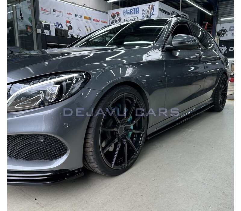 Side skirts Diffuser voor Mercedes C-Klasse W205 AMG Line