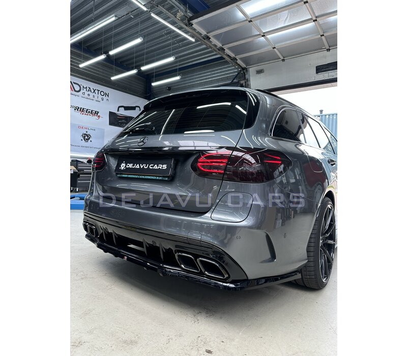 Rear Splitter for Mercedes Benz C Class C63 AMG Facelift W205 / S205