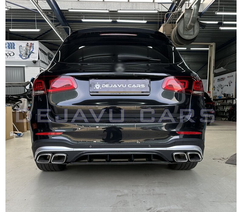 Facelift GLC63 AMG Look Diffuser voor Mercedes GLC X253 SUV