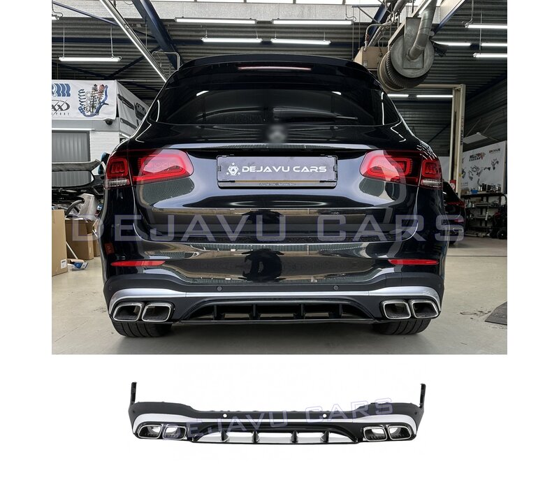 Facelift GLC63 AMG Look Diffusor für Mercedes Benz GLC X253 SUV