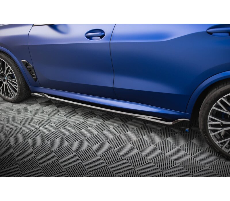 Side Skirts Diffuser V.2 for BMW X5 G05 M Pack Facelift