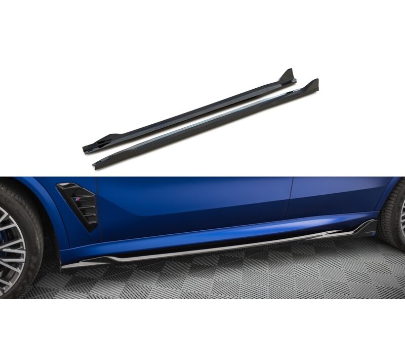 Side Skirts Diffuser V.2 voor BMW X5 G05 M Pack Facelift