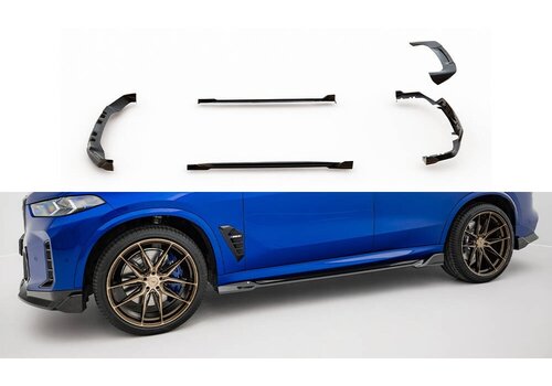 Maxton Design Maxton Carbon Splitters voor BMW X5 M-Pack G05 Facelift