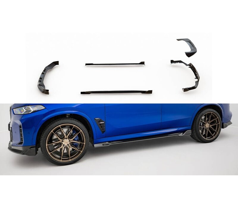 Maxton Carbon Splitters voor BMW X5 M-Pack G05 Facelift