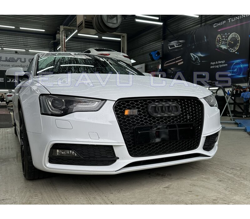 RS5 Look Kühlergrill Black Edition für Audi A5 B8 8T / S line / S5 / RS5