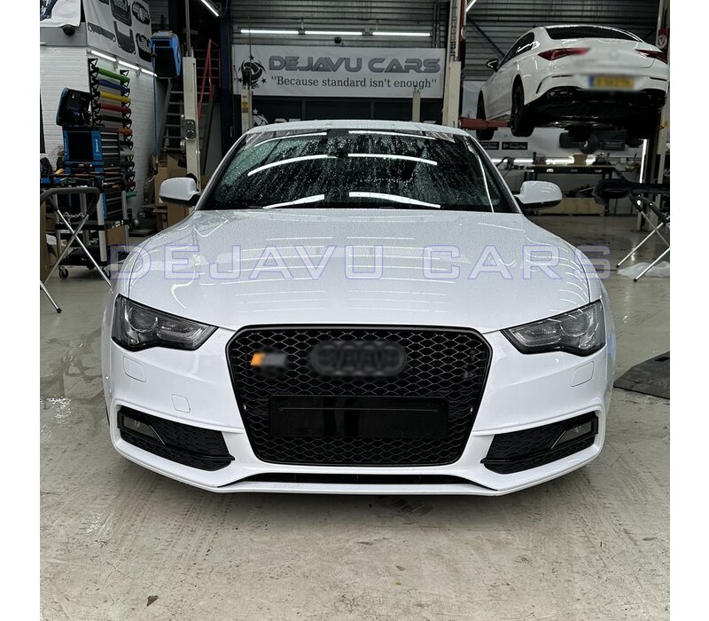 RS5 Look Kühlergrill Black Edition für Audi A5 B8 8T / S line / S5 / RS5